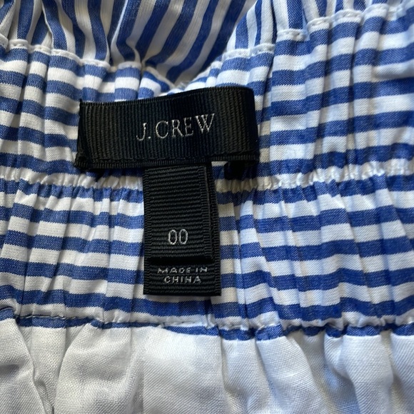 NWOT J. Crew striped midi paper bag skirt - Picture 3 of 3